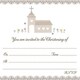 image 2 of Embossed Christening Invitations and Envelopes 10pk