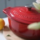image 7 of Argon Tableware Oval Cast Iron Casserole Dish - 4.68L - Red Ombre | Red | Red Ombre | 1