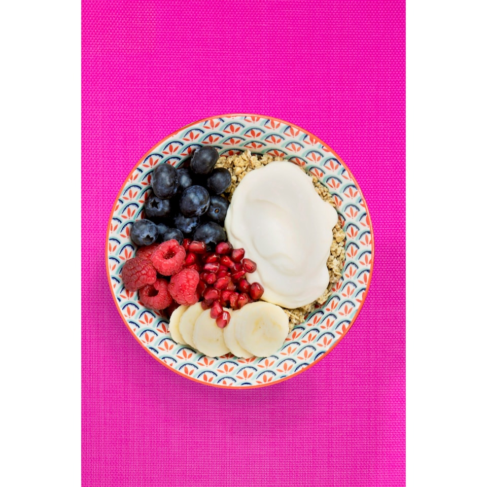 image 1 of KitchenCraft Cereal Bowl Set Multicolour Patterned Set of 4