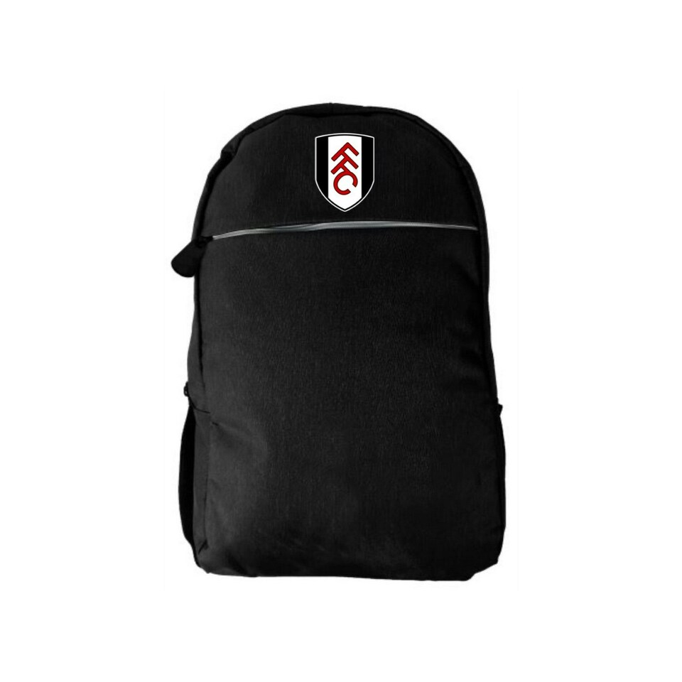 image 1 of Fulham FC Childrens/Kids Crest Backpack - Black - One Size