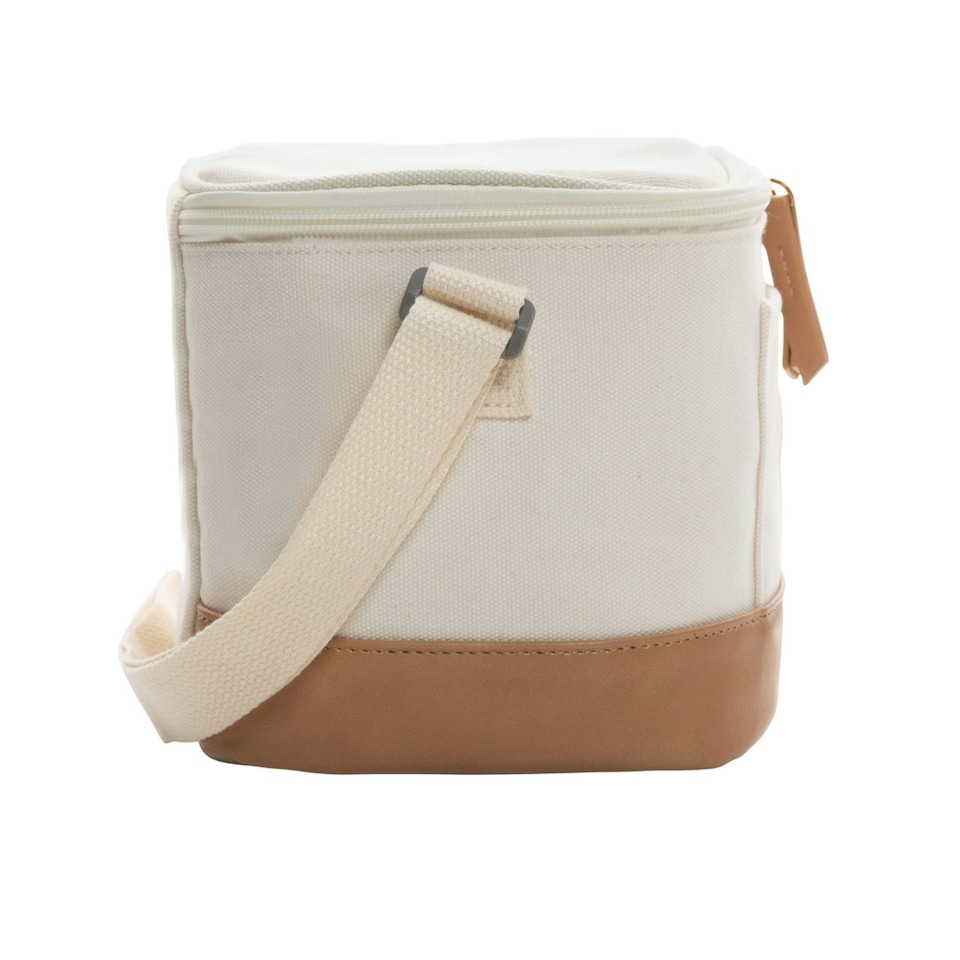 image 1 of XD Collection 6L Recycled Canvas Cooler Bag - Off White - One Size Cream | One Size