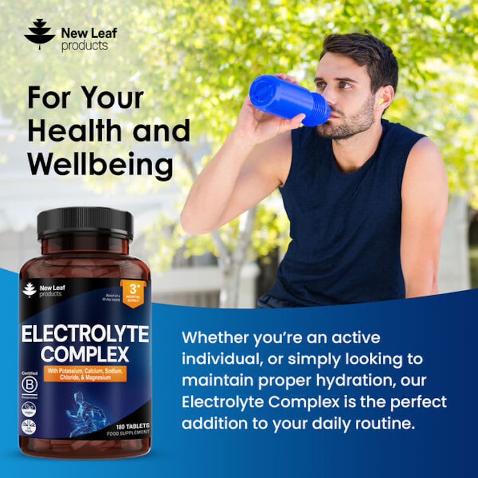 image 1 of Electrolytes Complex 180 Tablets & Vital Minerals