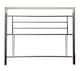 image 1 of 5ft King Size Chrome and Black Nickel,Metal Bed Headboard,Headend | Black | Black Nickel | 5ft King Size