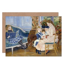Renoir Children's Afternoon At Wargemont Art Card