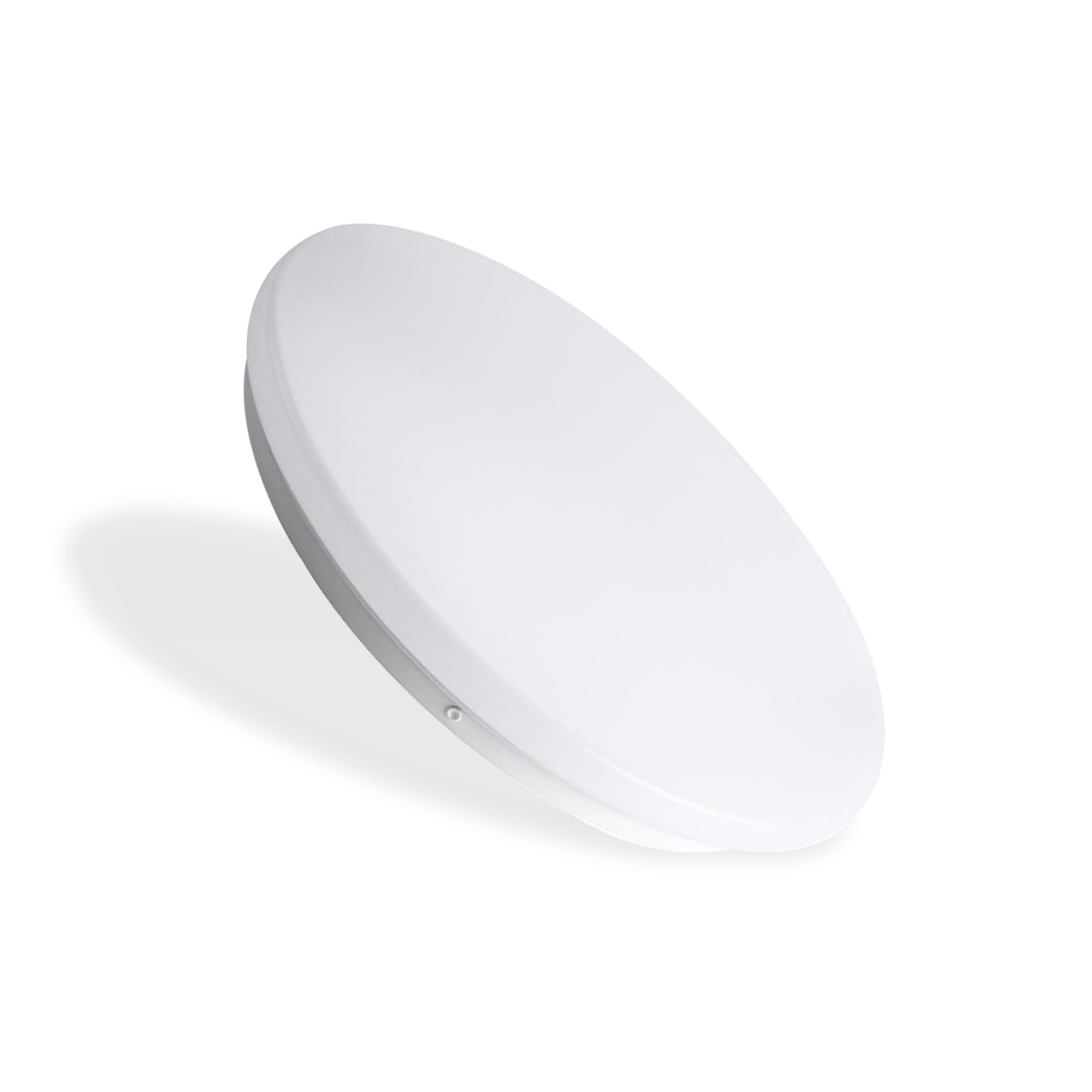 ENER-J Ener J 12W LED Ceiling Light Microwave Sensor 960 Lumens CCT Changeable 250x55mm IP44 White | Size: 25 cm diameter x 19 cm high