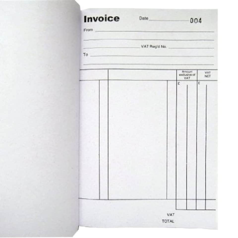 image 1 of Invoice Book