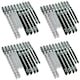 image 1 of 40pc T Shank Fitting Jigsaw Cutting Blades Set For Plastic Wood Metal HCS Blade