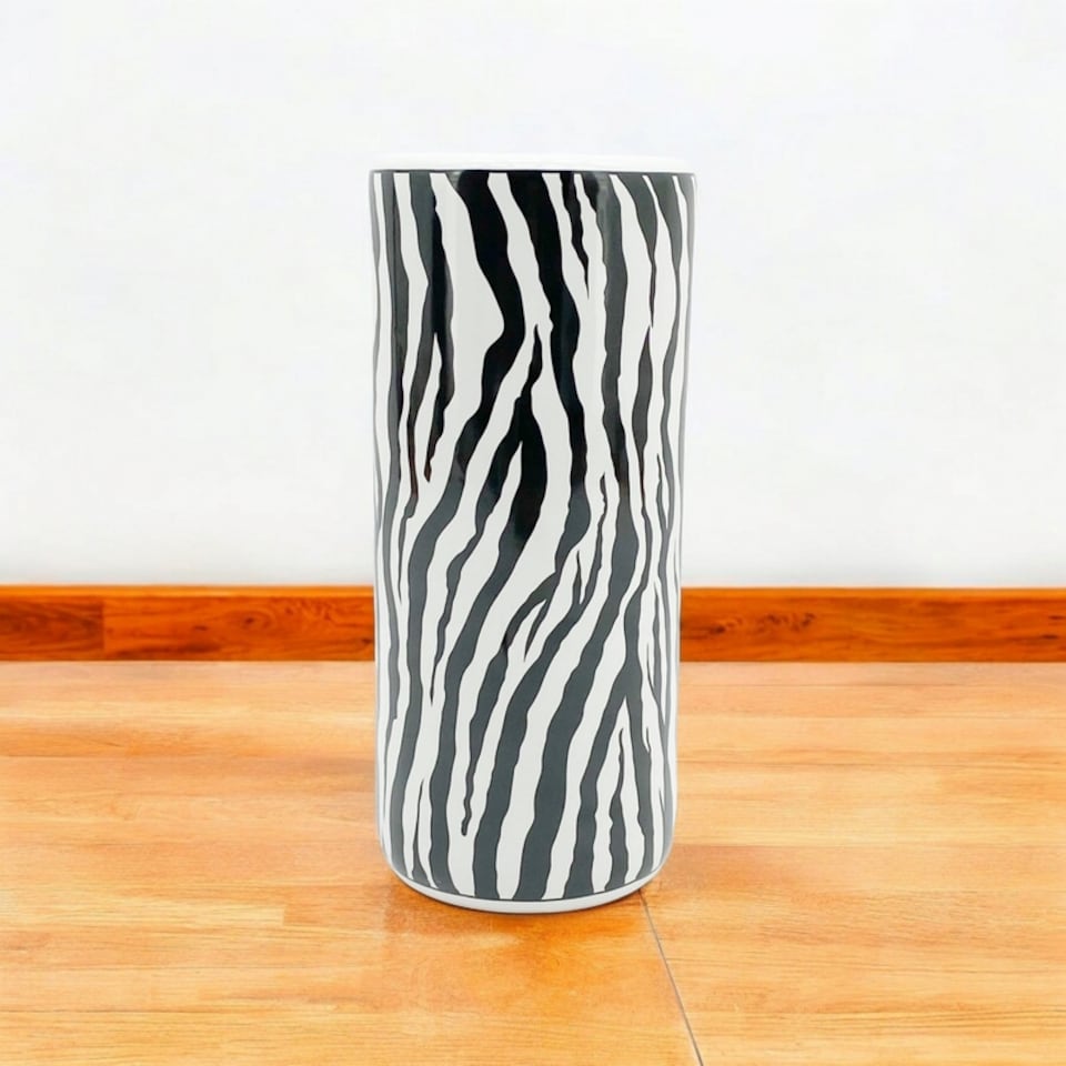 image 1 of 18 Inch Zebra Umbrella Stand - L20 x W20 x H46 cm