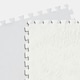 image 4 of OHS 27 Pack Teddy Fleece Interlocking Flooring Carpet Rug Tiles, 30x30cm - Cream