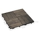 image 3 of Outsunny 27 Pcs Wooden Decking Tiles, 30x30cm Decking Boards, Brown