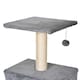 image 6 of PawHut 130cm Cat Tree Activity Center Condo with Scratching Post Light Grey