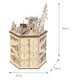image 5 of Living and Home LED Rotating Countdown Calendar Wooden Music Box for Christmas