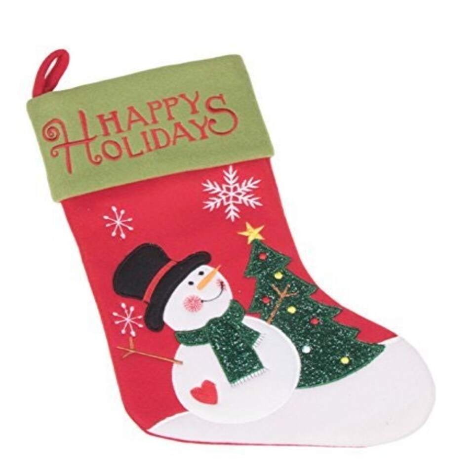 image 1 of happy holiday Christmas Stocking For Anyone
