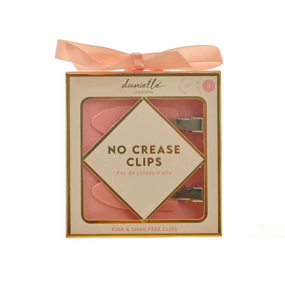 image 1 of Danielle Creations No Crease Clips Pink