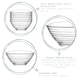 image 2 of LAV Derin Glass Serving Bowl - 11cm - Clear Clear