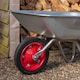 image 3 of 65 Litre 60kg Capacity Galvanised Samuel Alexander Metal Garden Wheelbarrow with Solid Puncture Proof Tyre