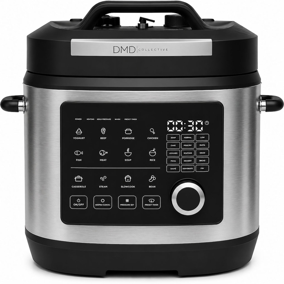 image 1 of DMD 23-in-1 Pressure Cooker 6L with Free Recipe Book