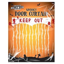 Keep Out Halloween Bloody Curtain 110cm