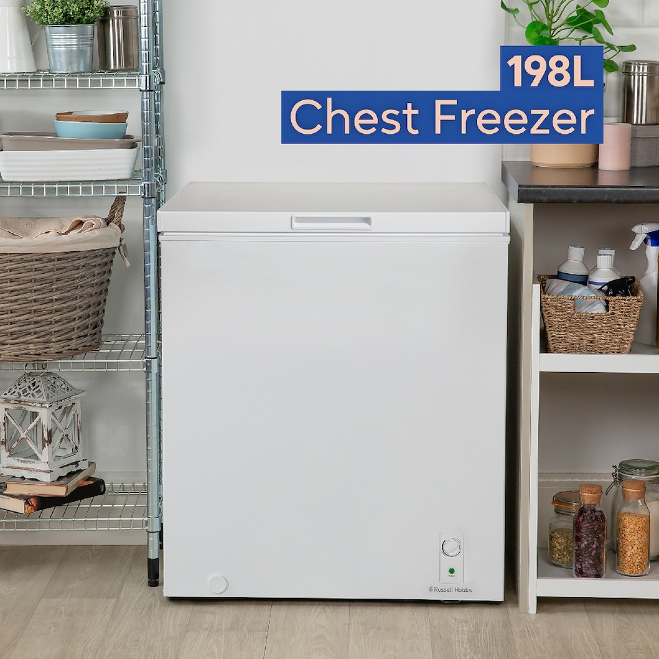 image 1 of Russell Hobbs RH198CF0E1W Chest Freezer 198L Freestanding White 5 Year Guarantee