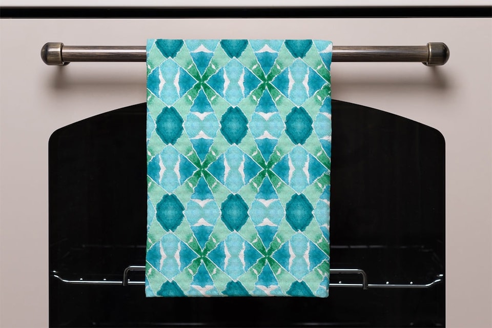 image 1 of Green cool boho chic summer (Kitchen Towel)
