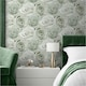 image 2 of World Of Wallpaper Melany Rose Wallpaper - Sage Green - 10m x 53cm Green