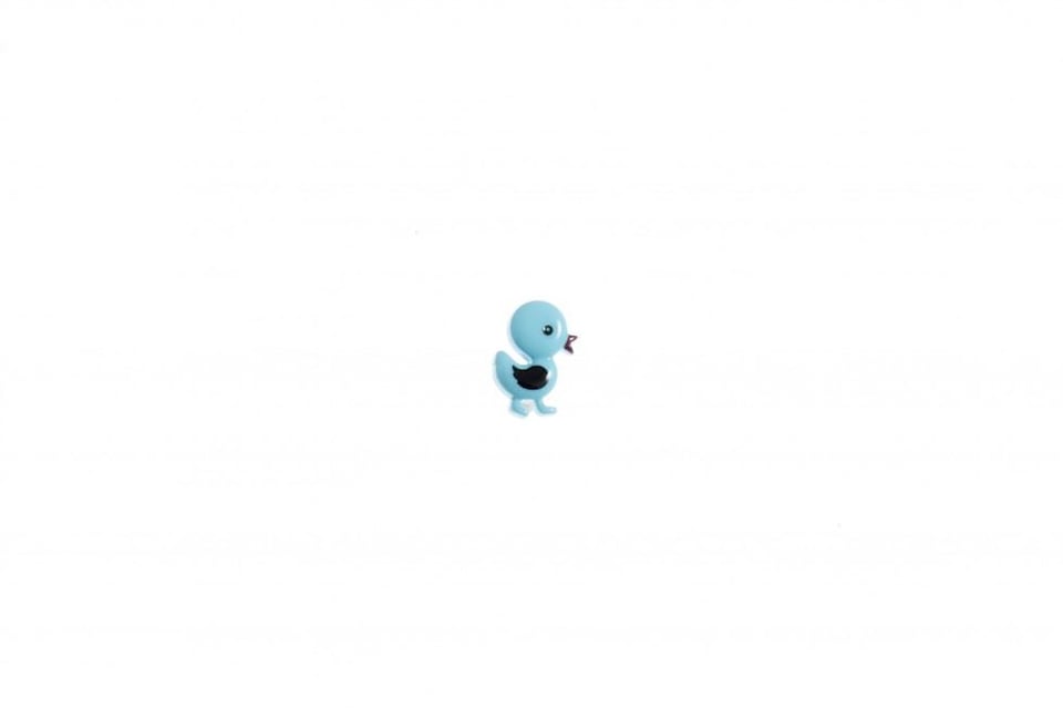 Trimits Light Blue Walking Duck Buttons for Dressmaking - 18mm - per value pack of 50
