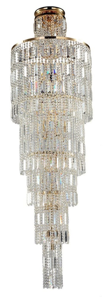 image 1 of Niagara Grand Chandelier Gold & Crystal, 16 Light, E14