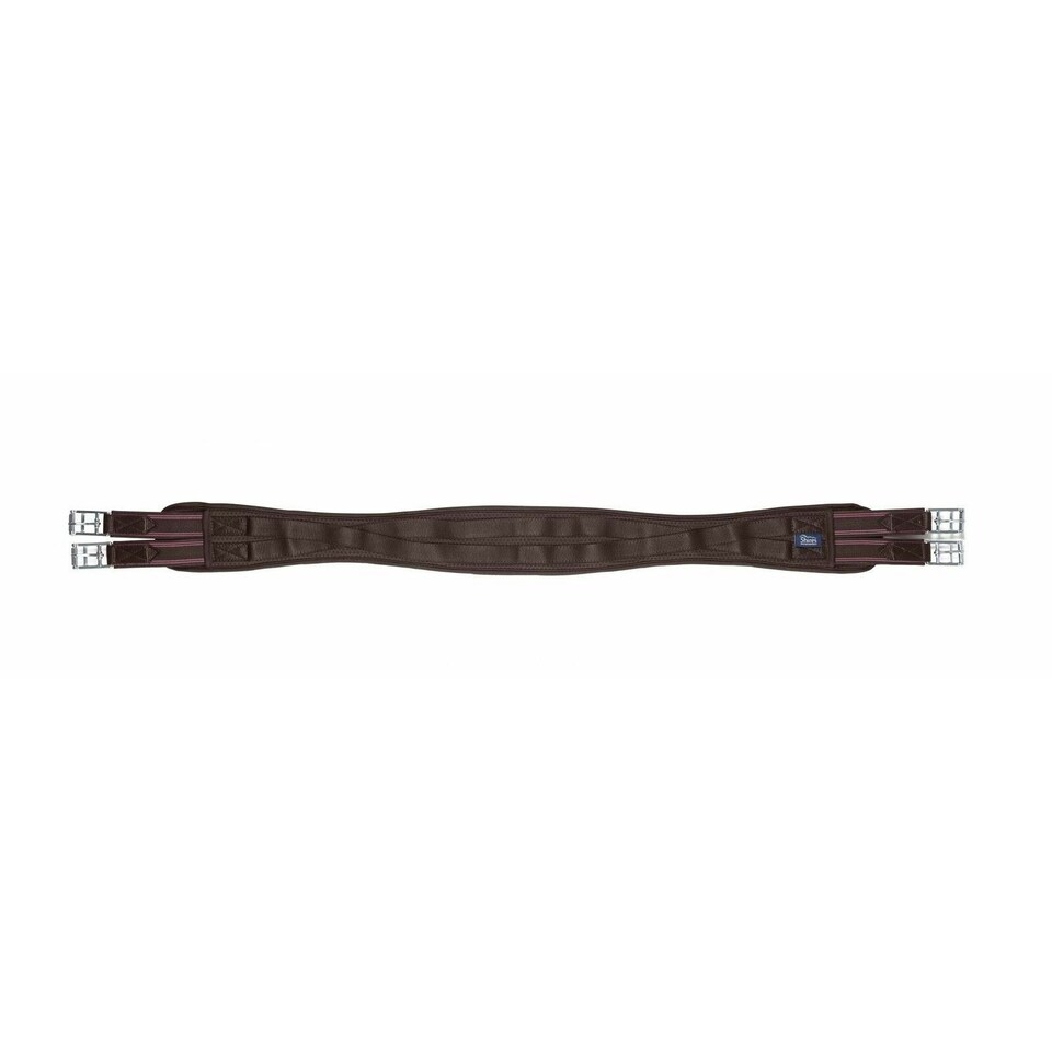 image 1 of Shires Elasticated Airflow Horse Girth - Brown - 58in