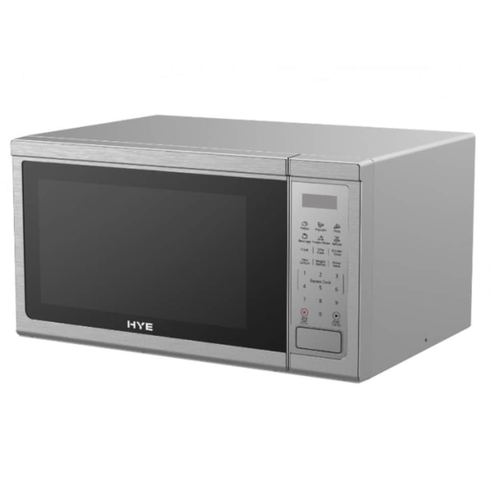 image 1 of HYE 30L 1000W Freestanding Digital Microwave Oven - Silver - SA01DM3010S13