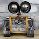 image 2 of Gifts Direct 2 U Square Industrial Robot Quartz Shelf Clock