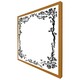 image 4 of Rose & vine silhouette (Picture Frame) Brown | M