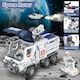 image 4 of Creative Space Adventure Toys for Kids Space Shuttle Rocket Set with Astronauts Rover Satellite and Solar System Mat