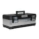image 2 of Stanley Hand Tools Galvanised Metal Toolbox - Galvanised - 59cm (23in) | Grey