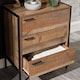 image 2 of Hoxton 3 Drawer Chest - Wood - L40 x W63.8 x H80 cm - Distressed Oak Effect