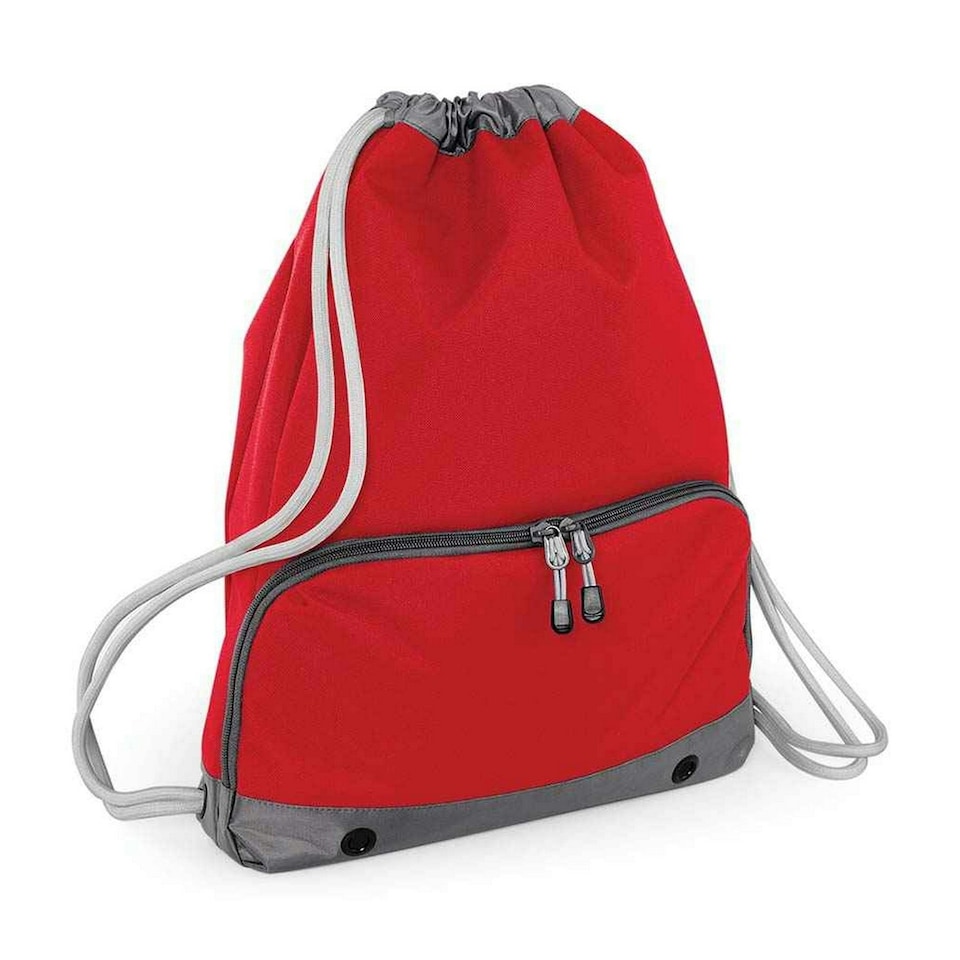 image 1 of Bagbase Athleisure Drawstring Bag - Classic Red - One Size | Red | One Size