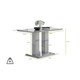 image 5 of Furniturebox Imperia 4 Grey Modern High Gloss Dining Table
