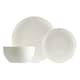 image 4 of Carnaby 12 Piece Dinnerware Porcelain White Dinner Set Tabeleware for 4