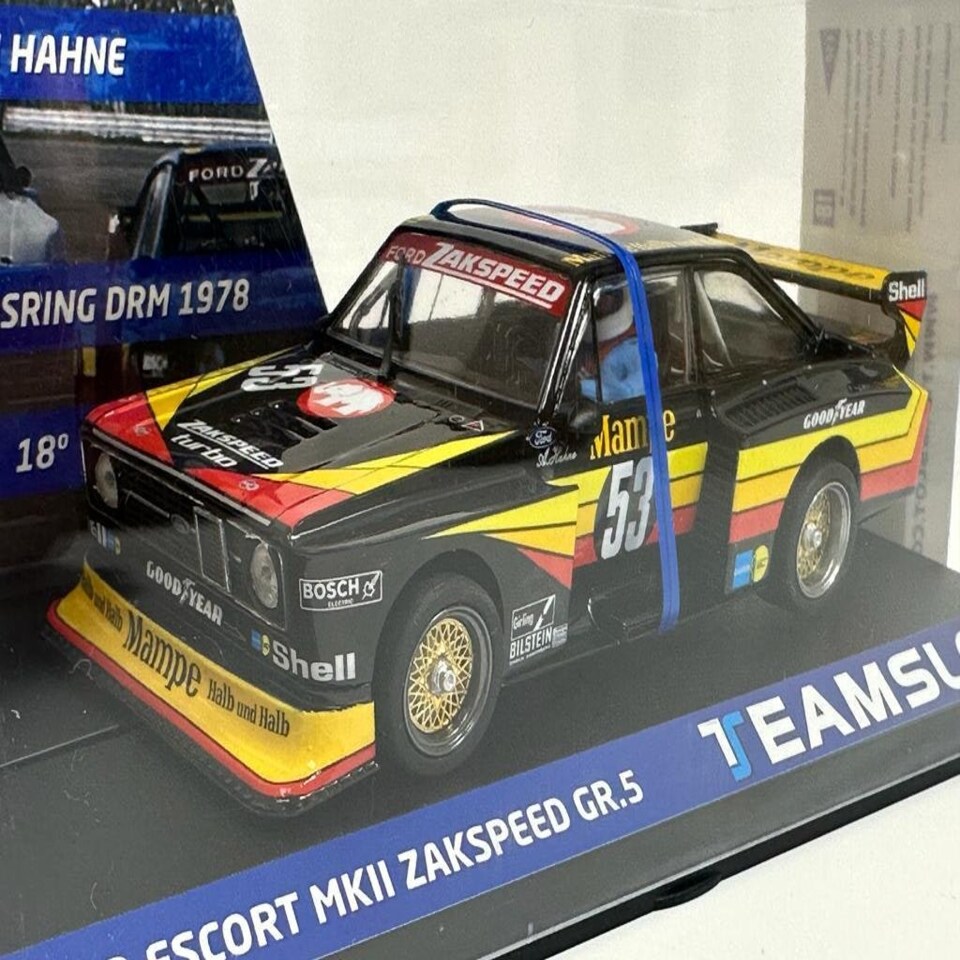 image 1 of Teamslot 13101 Ford Escort MKII Zakspeed GR 5 DRM Norisring 78 Armin Hahne 1:32