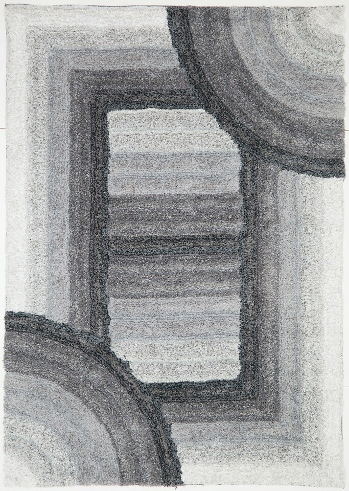 image 1 of ULTRA PLUSH TRELLIS CHARCOAL | Grey