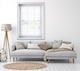 image 2 of 60cm White Faux Wood Venetian Blind With Strings 160cm Drop | White | White