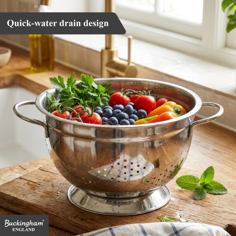 image 1 of Buckingham Deep Colander / Strainer 7 L / 28 cm.