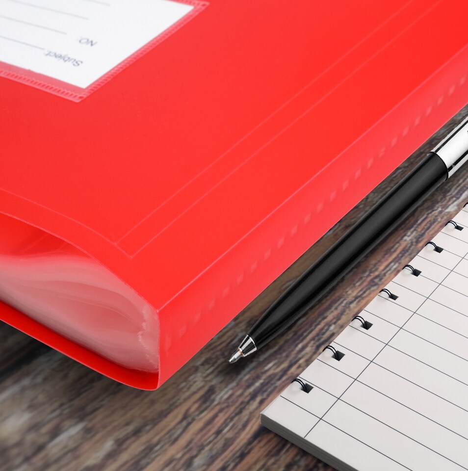 image 1 of ARPAN A4 Display Book Folder for School, Filing, Storage, Interviews, CVS & Presentations, Flexible Cover, A4 Display Folder with 104 Pockets 208 Sides