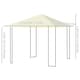 image 5 of Outsunny Garden Gazebo Awning Tent Marquee Water Resistant Steel Cream 3mx3m