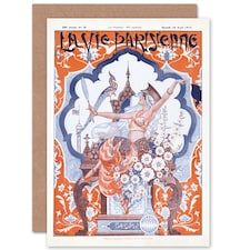 La Vie Parisienne Fall Baghdad Ww1 British France Paris Card