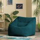 image 3 of icon Morgan Large Beanbag Corduroy Teal Green