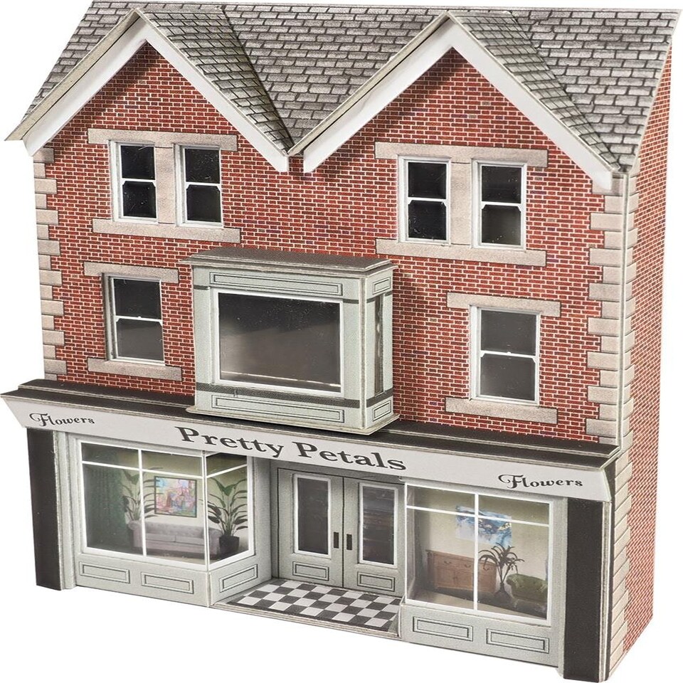 image 1 of Metcalfe Low Relief No.7 High Street Shop Front Card Kit