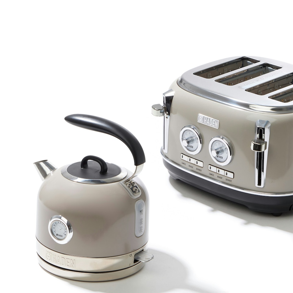 Haden Jersey Putty Bundle - Kettle and 4 Slice Toaster