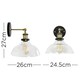image 1 of ValueLights Wallace Pair of Black Indoor Wall Lanterns and E27 Pear LED 4W Warm White 2700K Bulbs