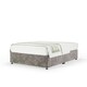 image 1 of Majestic 1000 Pocket Sprung Silver Chenille Divan Set Small Single