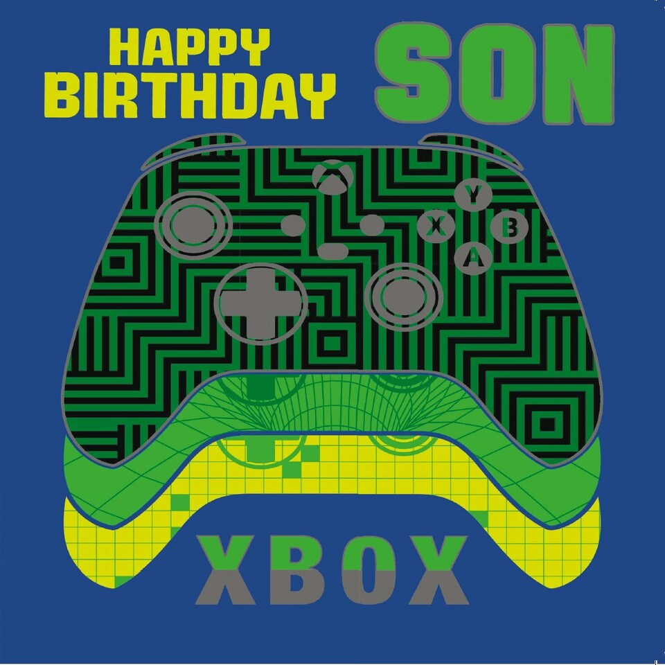XBOX Son Birthday Card Tesco Groceries